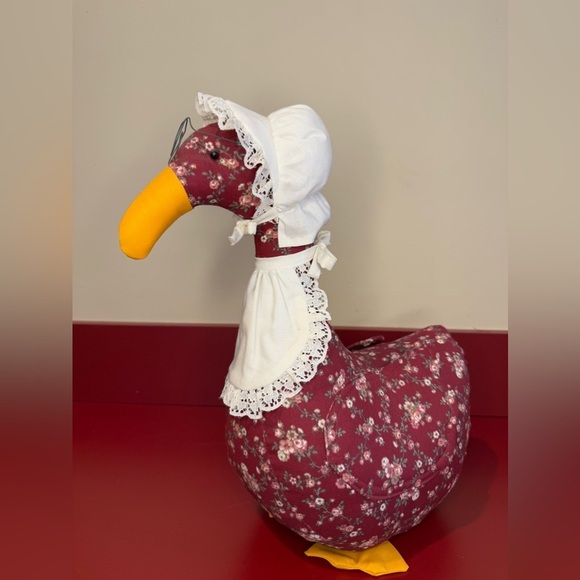 Mother Goose, Hand Sewn Cottagecore Plush, Fairytale Folk Art Doll - Picture 2 of 5